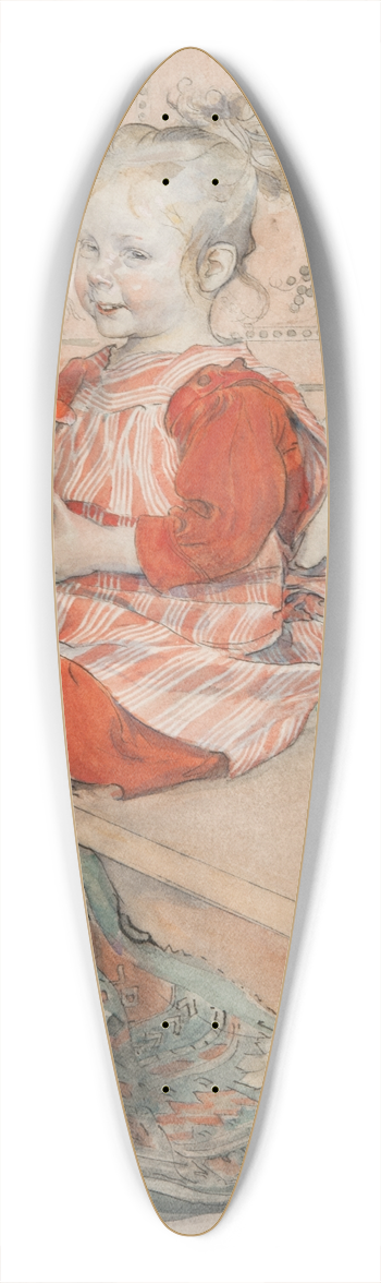 Carl Larsson - Lisbeth 39.3 inch art pintail longboard deck