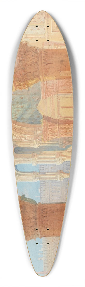 Carl Martin Laeisz - Piazza San Marco 39.3 inch art pintail longboard deck