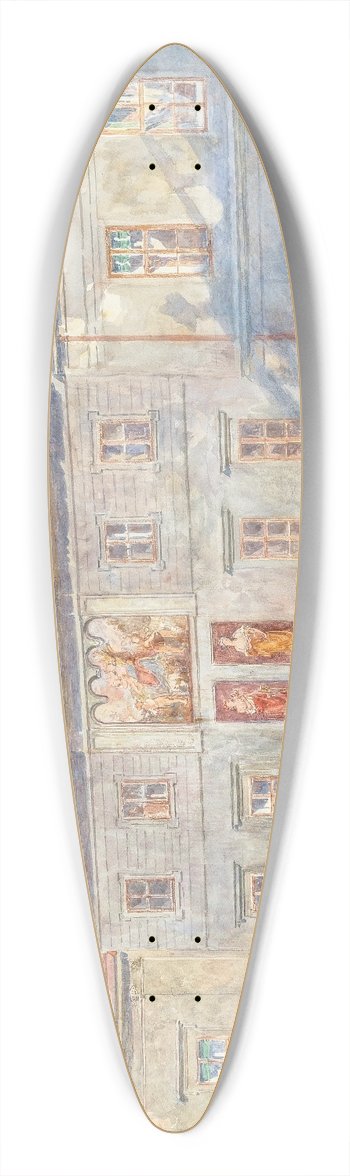Carl Mller - Sulkowskitheater 39.3 inch art pintail longboard deck