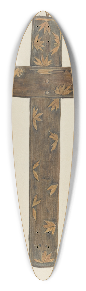 Carl O'Bergh - Cross 39.3 inch art pintail longboard deck