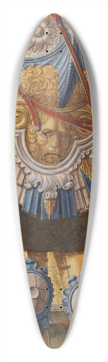 Carlo Crivelli - Saint George 39.3 inch art pintail longboard deck