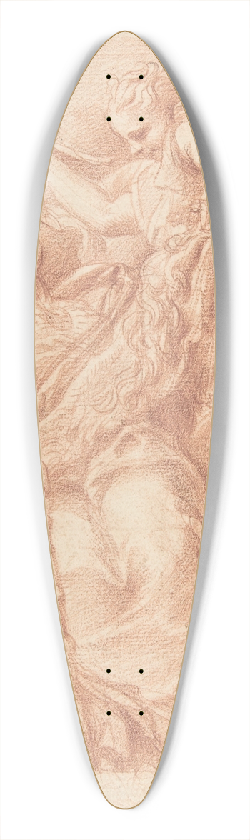 Carlo Maratti - Virtue Crowned by Honor 39.3 inch art pintail longboard deck
