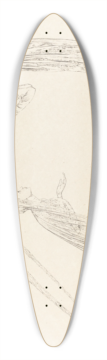 Carlos Schwabe - The Annunciation 39.3 inch art pintail longboard deck