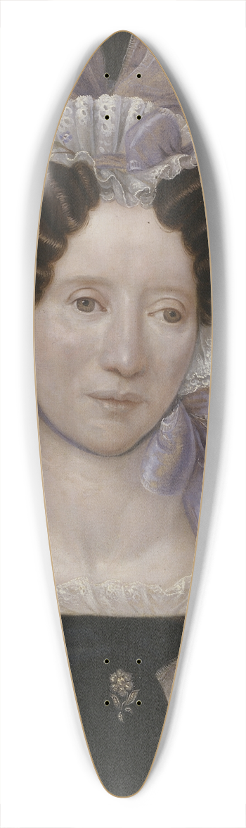 Carl Peter Mazer - Beata Bendix, ne van Reis 39.3 inch art pintail longboard deck