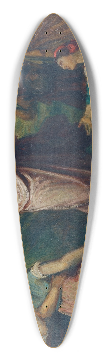 Carl Rahl - Das Mdchen aus der Fremde 39.3 inch art pintail longboard deck
