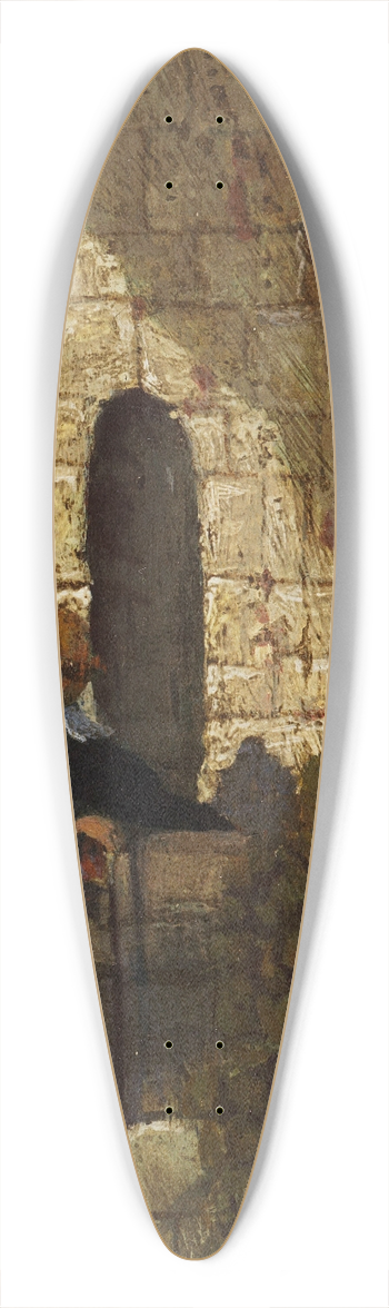 Carl Spitzweg - Der Student im Karzer 39.3 inch art pintail longboard deck