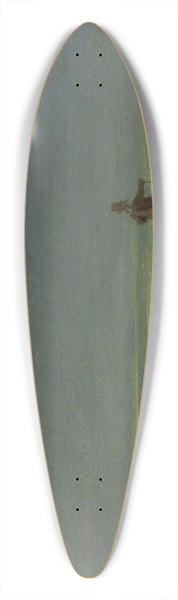 Carl Spitzweg - Flachlandschaft Mit Vogelscheuche 39.3 inch art pintail longboard deck