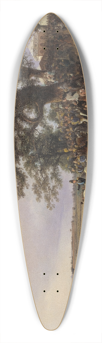 Carl Stefan Bennet - Review in Ladugrdsgrde Fields during Czar Nicolaus Visit in 1838 39.3 inch art pintail longboard deck