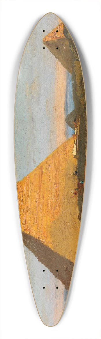 Carl Wuttke - Die Pyramiden von Gizeh 39.3 inch art pintail longboard deck