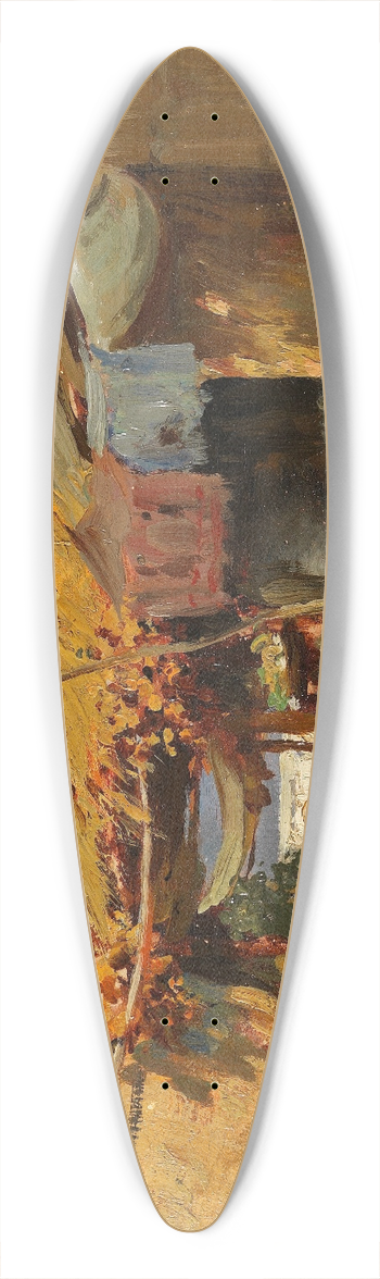 Carl Wuttke - Orientalischer Basar 39.3 inch art pintail longboard deck