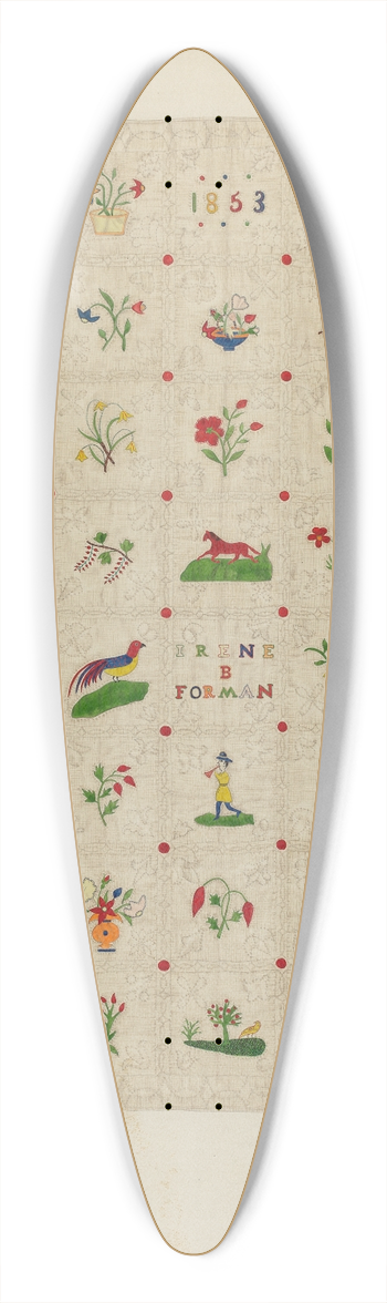 Catherine Fowler - Bedspread 39.3 inch art pintail longboard deck