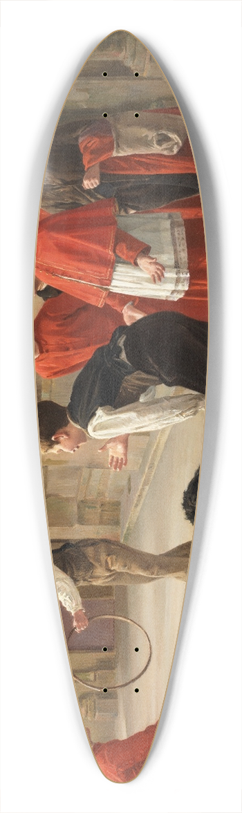 C B D'entraygues - Jeux Denfants De Choeur 39.3 inch art pintail longboard deck