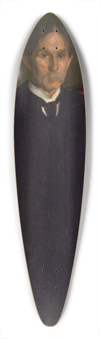 Cecilia Beaux - Richard Watson Gilder 39.3 inch art pintail longboard deck