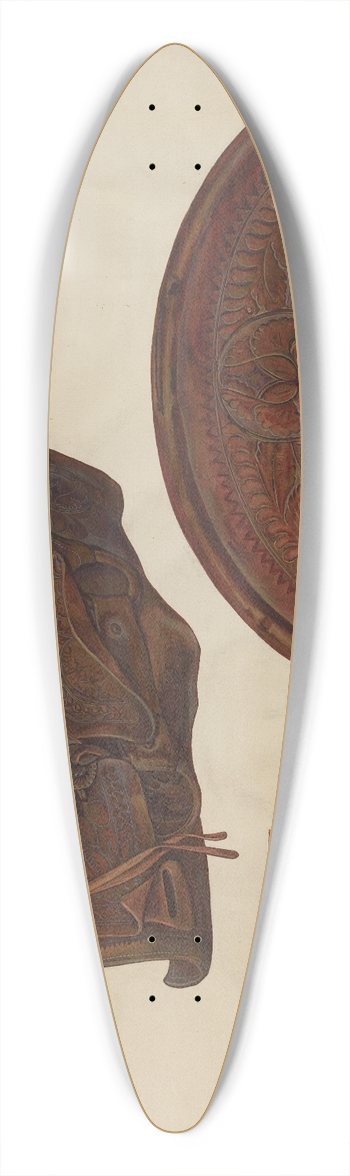 Cecil Smith - Double Rig Saddle 39.3 inch art pintail longboard deck