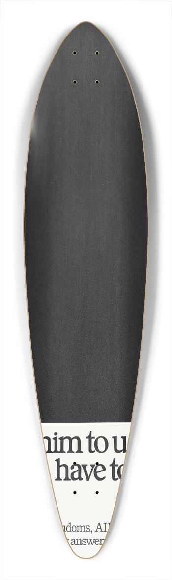 Centers for Disease Control and Prevention - Let me help you 39.3 inch art pintail longboard deck