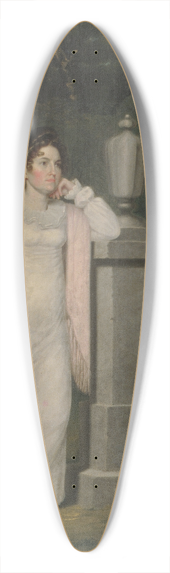 Cephas Thompson - Mrs. Cephas Thompson (Olivia Leonard) 39.3 inch art pintail longboard deck
