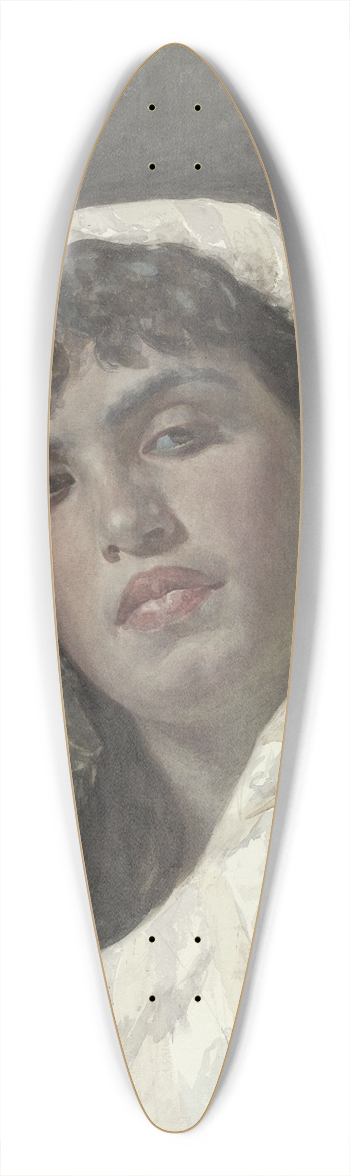 Cesare Biseo - Buste van een Oosterse vrouw 39.3 inch art pintail longboard deck