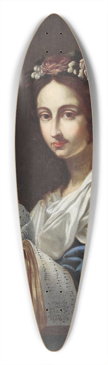 Cesare Dandini - Santa Cecilia 39.3 inch art pintail longboard deck