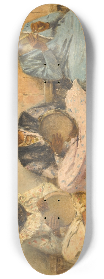 Alphons Leopold Mielich - The Musicians 8.25 inch art skate deck