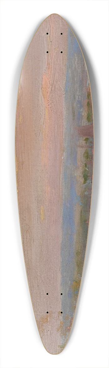 Charles A. Watson - Bay of Baltimore 39.3 inch art pintail longboard deck