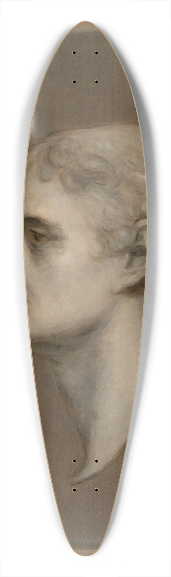 Charles Bird King - Thomas Jefferson 39.3 inch art pintail longboard deck