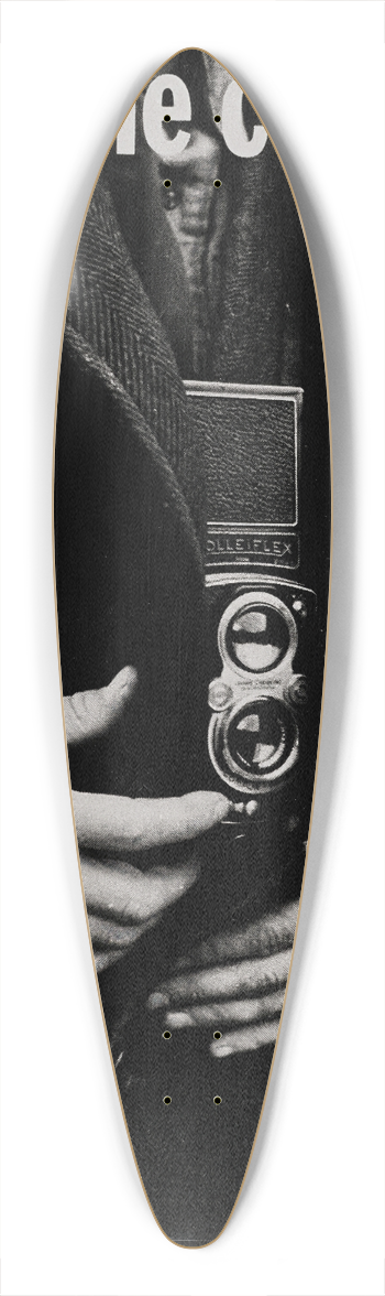 Charles Breijer - De illegale camera 39.3 inch art pintail longboard deck