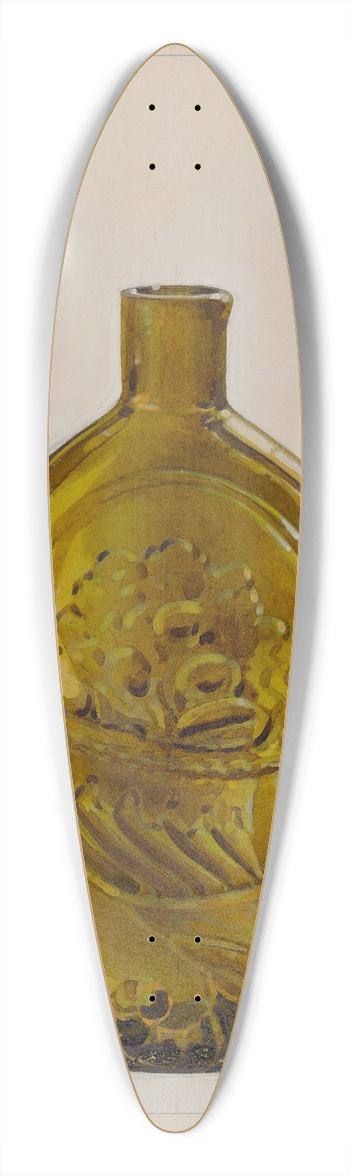Charles Caseau - Flask 39.3 inch art pintail longboard deck