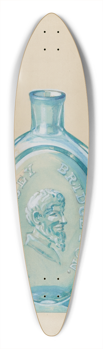 Charles Caseau - Flask 39.3 inch art pintail longboard deck