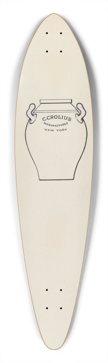 Charles Caseau - Jar 39.3 inch art pintail longboard deck