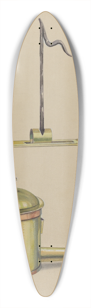 Charles Caseau - Lamp 39.3 inch art pintail longboard deck