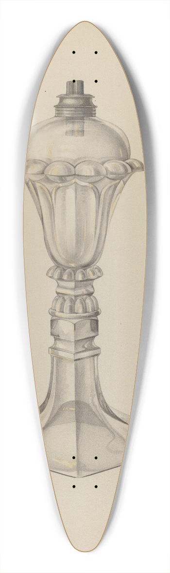 Charles Caseau - Lamp 39.3 inch art pintail longboard deck