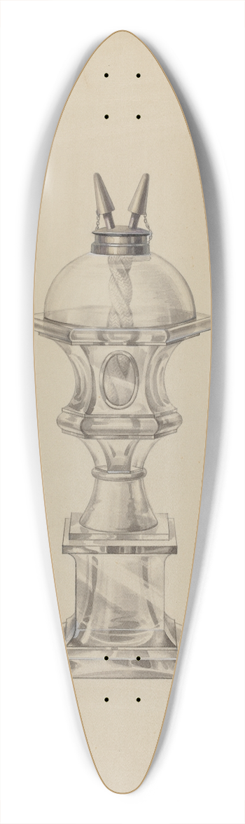 Charles Caseau - Lamp 39.3 inch art pintail longboard deck