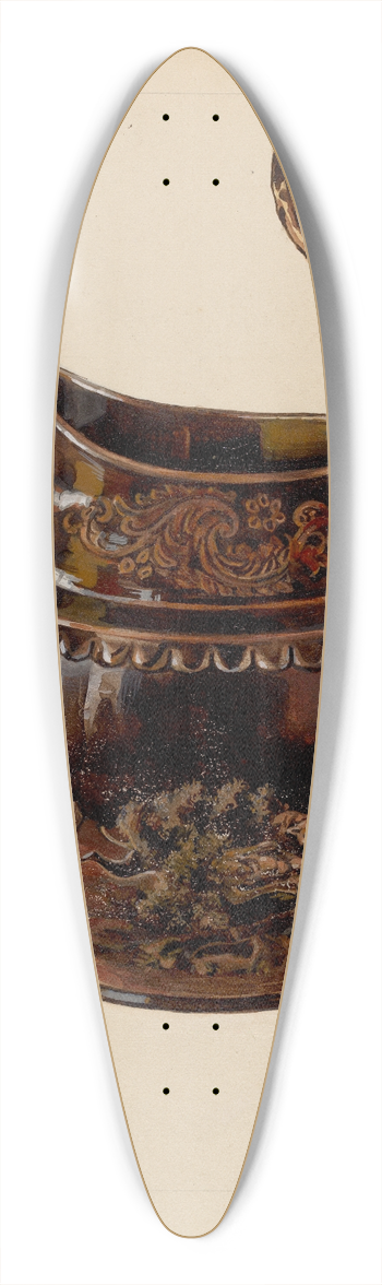 Charles Caseau - Pitcher 39.3 inch art pintail longboard deck