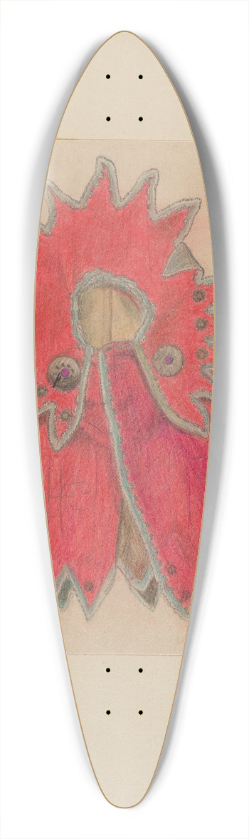 Charles Charon - Jacket 39.3 inch art pintail longboard deck