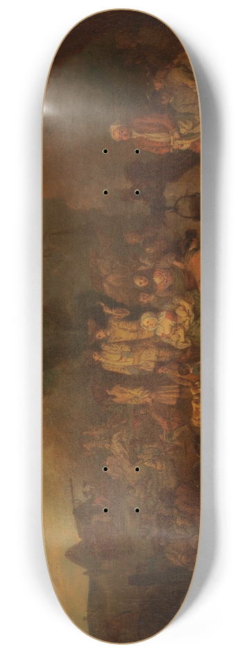Jean-Antoine Watteau - Bivouac 8.25 inch art skate deck