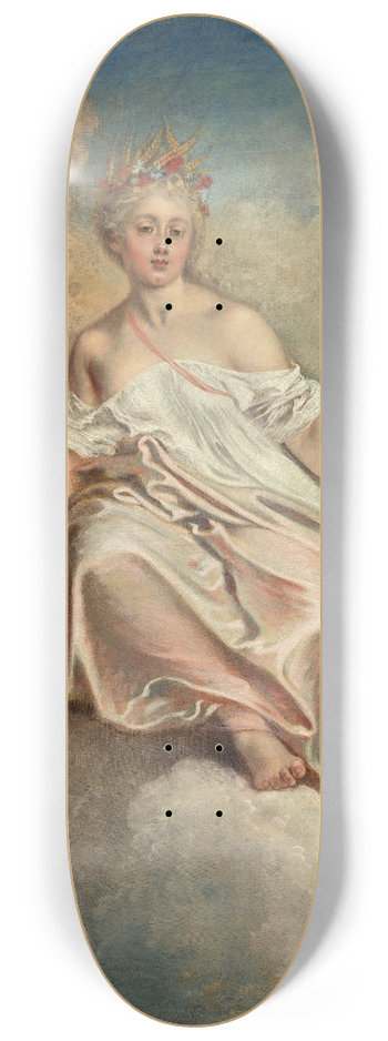 Jean-Antoine Watteau - Ceres (Summer) 8.25 inch art skate deck