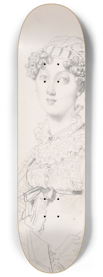 Jean Auguste Dominique Ingres - Lady Mary Cavendish-Bentinck 8.25 inch art skate deck