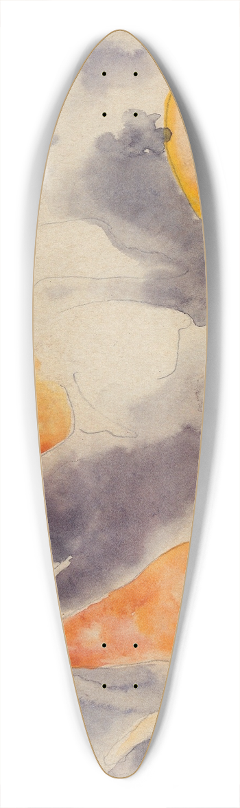 Charles Demuth - Fish Series, No. 4 39.3 inch art pintail longboard deck