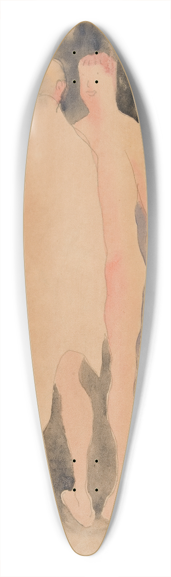 Charles Demuth - TurkishBath 39.3 inch art pintail longboard deck