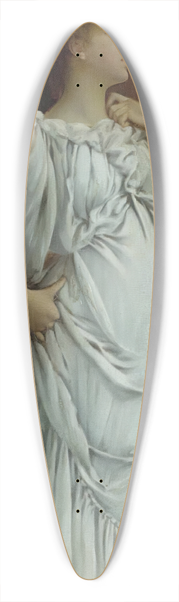 Charles Frederick Lowcock - A Classical Beauty 39.3 inch art pintail longboard deck