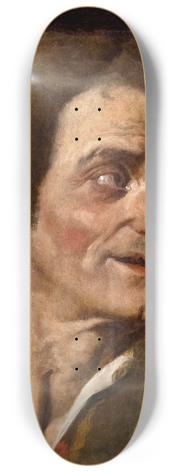Jean Auguste Dominique Ingres - Study for Apotheosis of Homer; Boileaus head 8.25 inch art skate deck