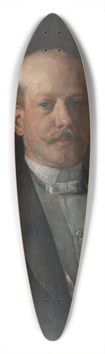 Charles Frederick Ulrich - Thomas Benedict Clarke 39.3 inch art pintail longboard deck