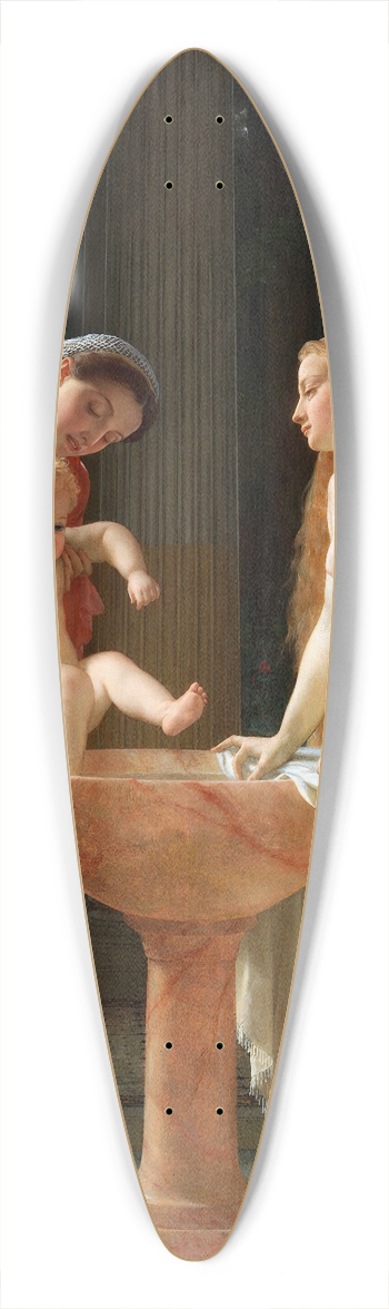 Charles Gleyre - The Bath 39.3 inch art pintail longboard deck