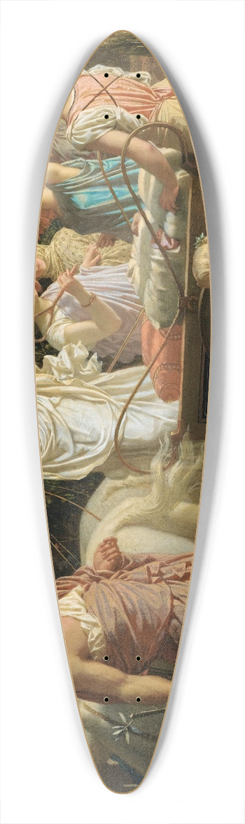 Charles Gleyre - Ulysses And Nausicaa 39.3 inch art pintail longboard deck