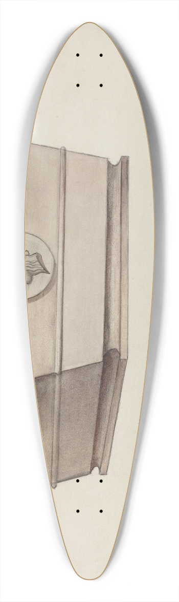 Charles Goodwin - Urn Design 39.3 inch art pintail longboard deck