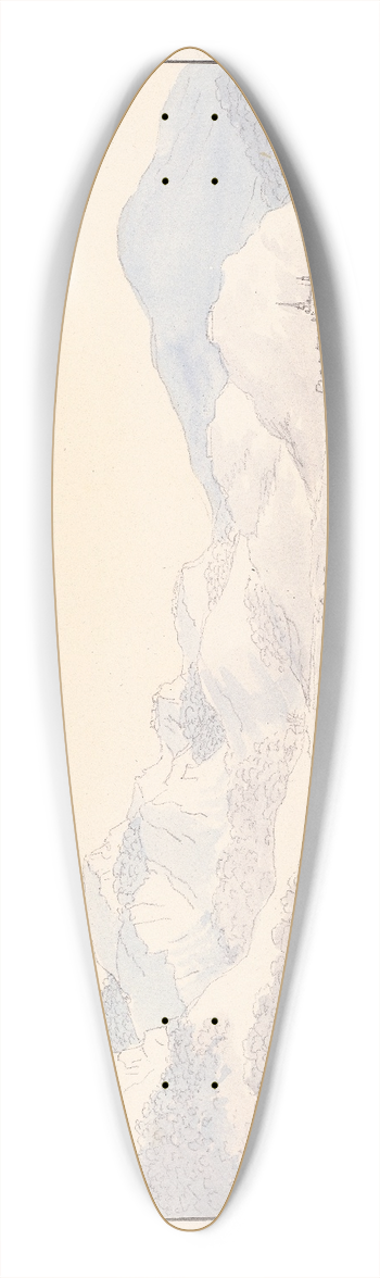 Charles Hamilton Smith - Vera 39.3 inch art pintail longboard deck