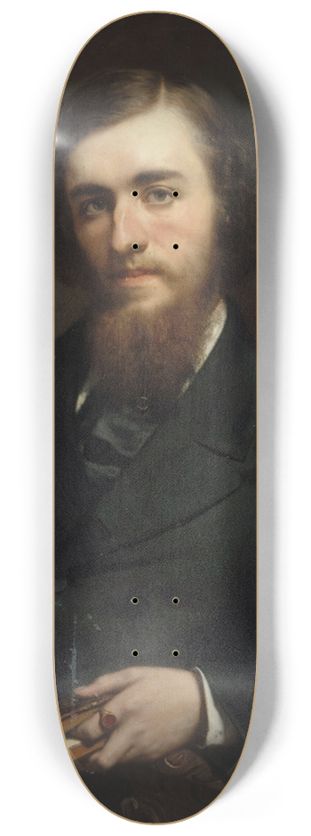 Jean-Baptiste-Ange Tissier - Portrait du comte Alfred de Liesville (1820-1885), conservateur adjoint du muse Carnavalet et donateur de la collection rvolutionnaire. 8.25 inch art skate deck