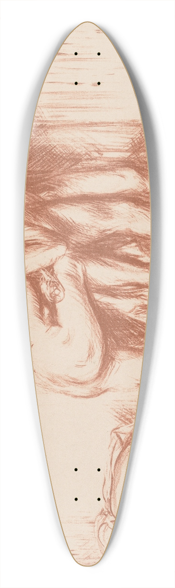 Charles Haslewood Shannon - The Bath 39.3 inch art pintail longboard deck