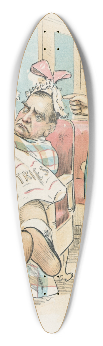 Charles Jay Taylor - An old imposition 39.3 inch art pintail longboard deck