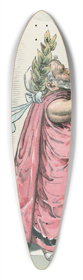 Charles Jay Taylor - Too much like Csar 39.3 inch art pintail longboard deck